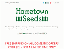 Tablet Screenshot of hometownseeds.com